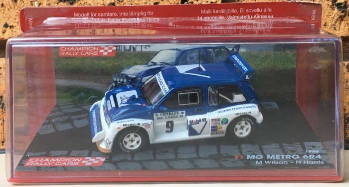 MG Metro 6R4, 1986 (#9, M. Wilson & N. Harris)