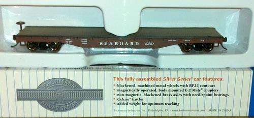 Quick Auction!!! - Bachman Silver Series - Seaboard Flat Car  -  HO/OO