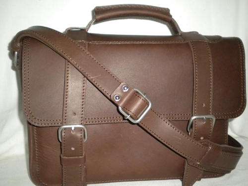 Apple iPad and Samsung Tablet, Leather badger briefcase MEDIUM, CHOC BROWN!!!