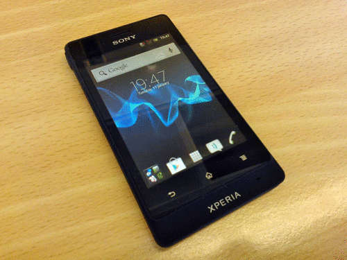 SONY XPERIA GO -  WATERPROOF ANDROID PHONE AVAILABLE IN BLACK & WHITE