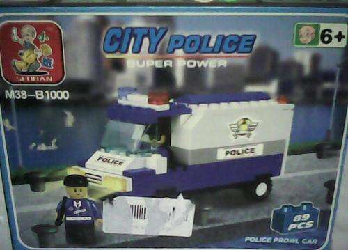 CITY POLICE SUPER POWER LEGO 89 PIECE
