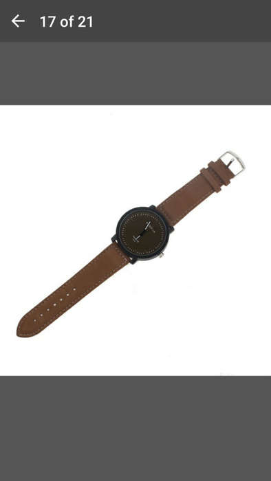 Rosivga 243 Unisex Watch Quartz Leather Strap Knit Scale Wrist Watch - Coffee - V