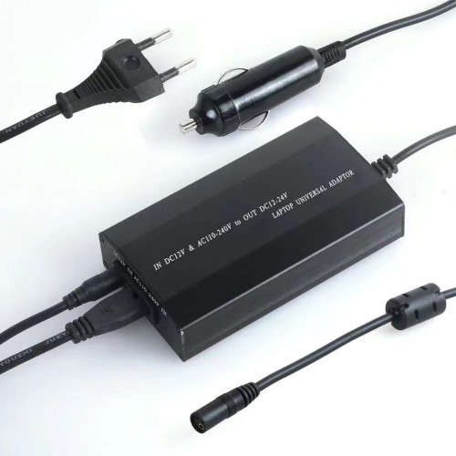 120W car home dual-purpose power adapter, multi-function laptop power charger, laptop power supply