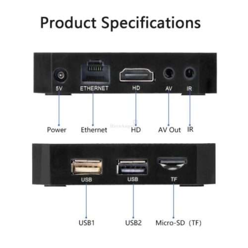 Retro Style Gaming Console 3000+ Games Wireless Dual Joystick Support HD/AV Output w/ 32GB Micro SD