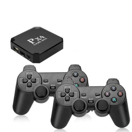 Retro Style Gaming Console 3000+ Games Wireless Dual Joystick Support HD/AV Output w/ 32GB Micro SD