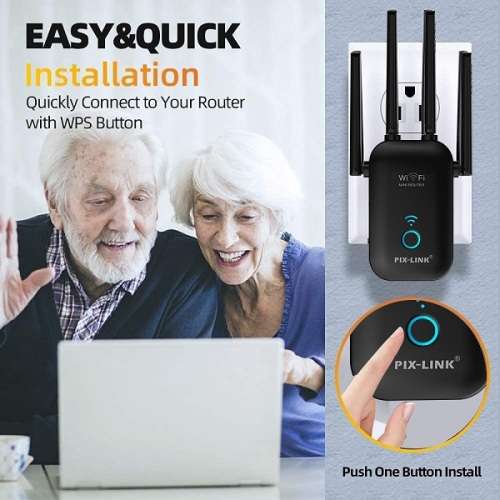 Pix-Link 1200mbps Wifi Dual Band Router Repeater