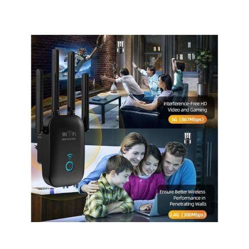 Pix-Link 1200mbps Wifi Dual Band Router Repeater