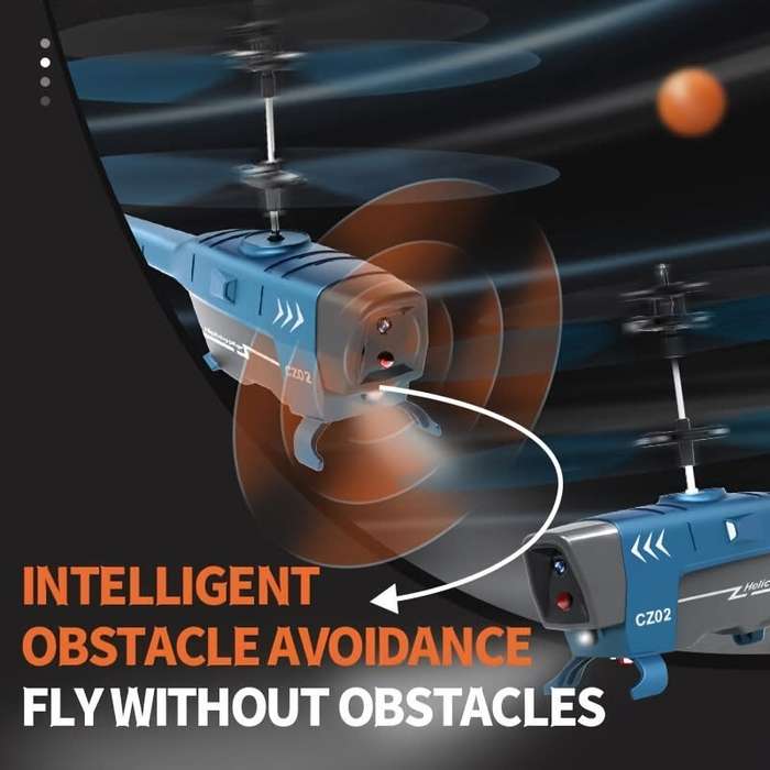 1 Piece Remote Control Airplane Flying Toy Obstacle Avoidance Drone Electric Helicopter