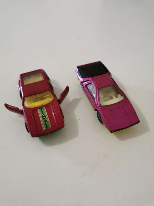 Vintage Matchbox pair: Alfa Carabo no.75 and Maserati Bora no.32 Both 1970's