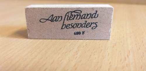 Rubber Stamp - Aan Iemand besonders