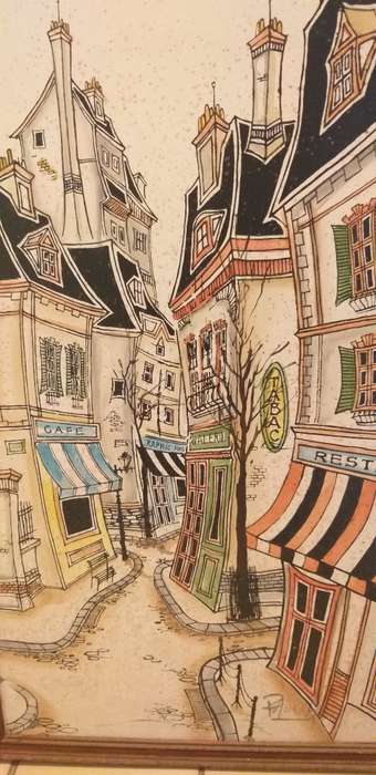 Framed Street Scene