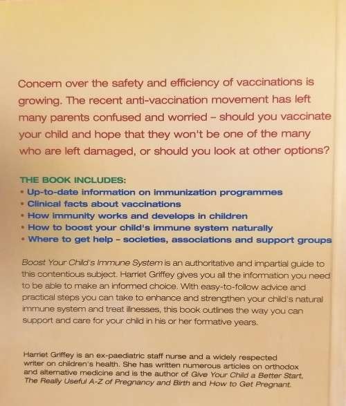 Boost your Child`s Immune System: Harriet Griffey (Paperback)