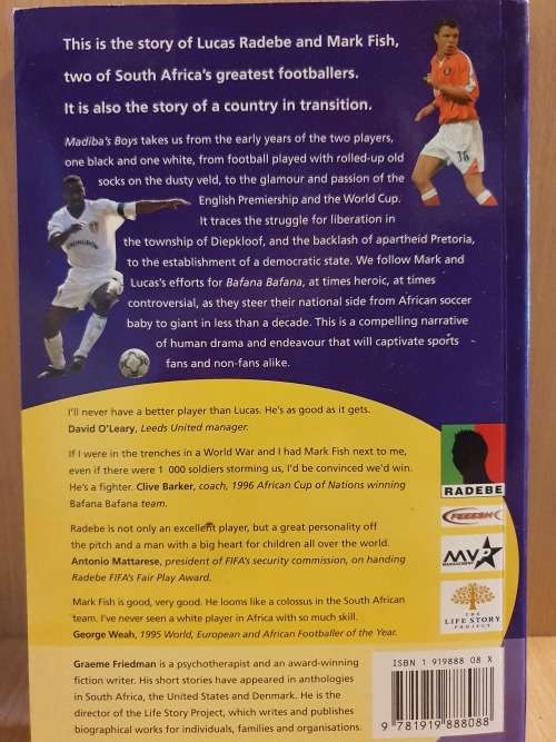 Madiba`s Boys - The Stories of Lucas Radebe and Mark Fish: Graeme Friedman (Paperback)