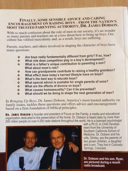Bringing up Boys: Dr. James Dobson (Paperback)