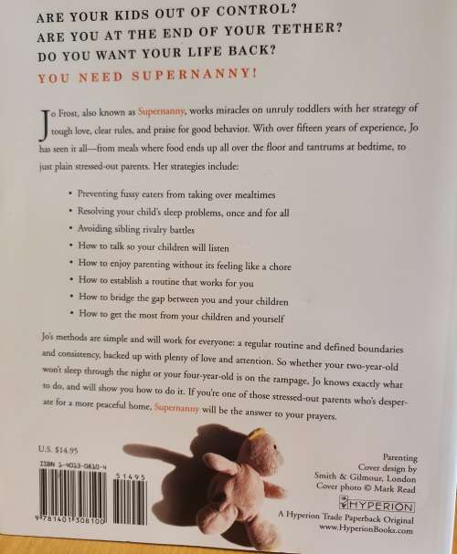 Supernanny - How to get the best from your child: Jo Frost (Paperback)