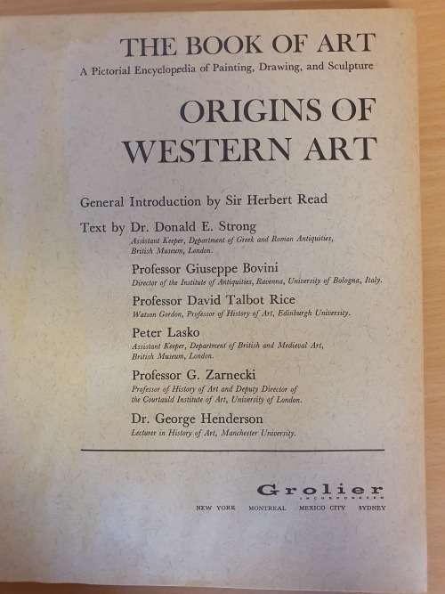 The Book of Art - Origins of Western Art - Hardcover