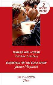 Mills & Boon Desire - Tangled with a Texan:Yvonne Lindsay/Bombshell for the Black Sheep