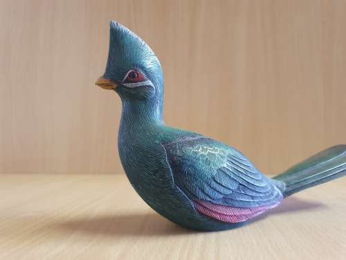 Stoneware Bird Figurine