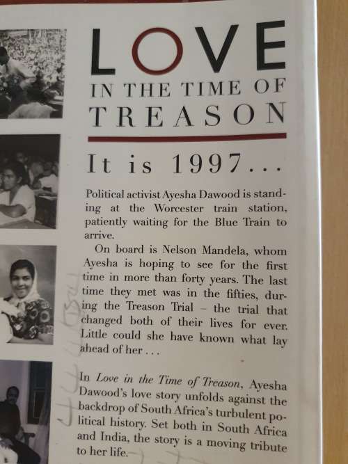 Love in The Time of Treason - The Life Story of Ayesha Dawood: Zubeida Jaffer (Paperback)