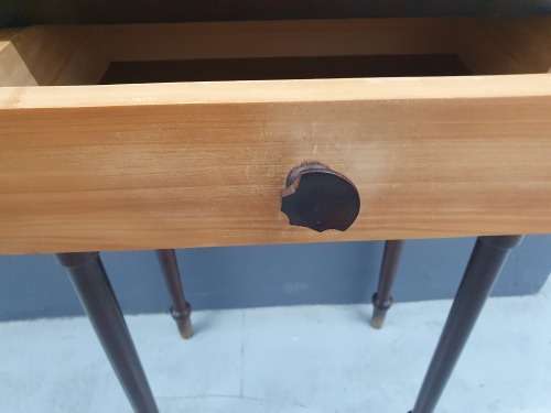 Wooden One Drawer Pedestal
