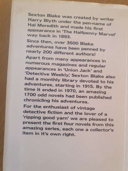The Sexton Blake Detective Library Introduced by Norman Wright (Hardcover)