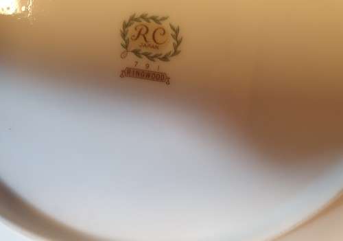 Set of 3 Vintage Noritake (Ringwood 791 Pattern) Plate - width 27cm (Japan)