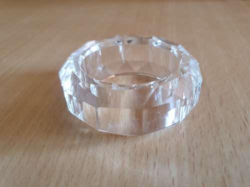 Set of 6 Glass Serviette/Napkin Holders