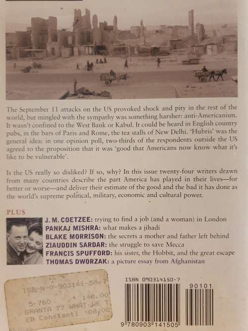 What we Think of America: Prof. J.M Coetzee, Blake Morrison, Pankaj Mishra(Paperback)