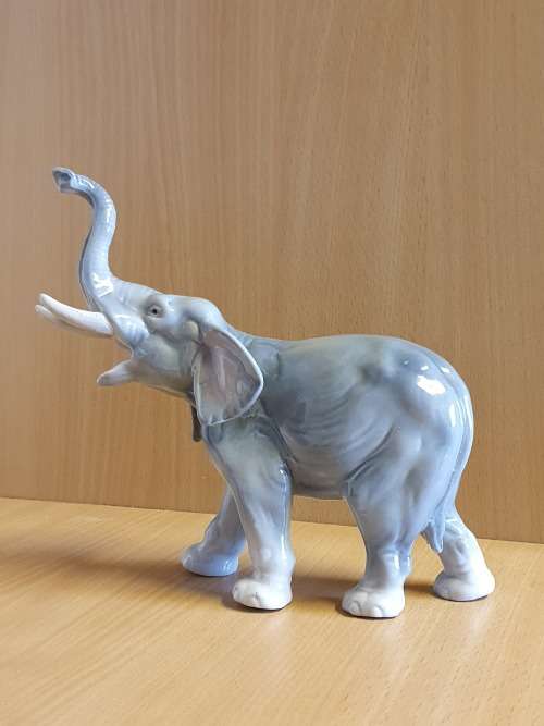 Porcelain Elephant Figurine