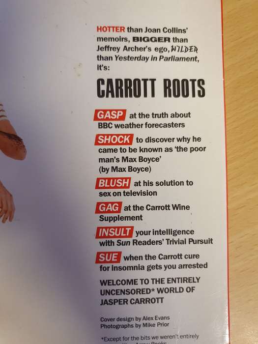Carrott Roots  and Other Myths : Jasper Carrot (Paperback)