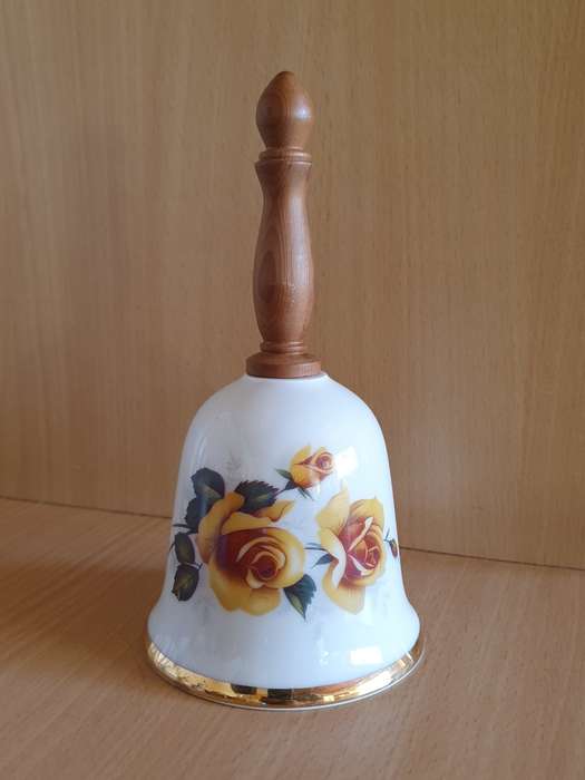 Golden Wedding Anniversary Bell (ASL, Stoke on Trent) Made in England