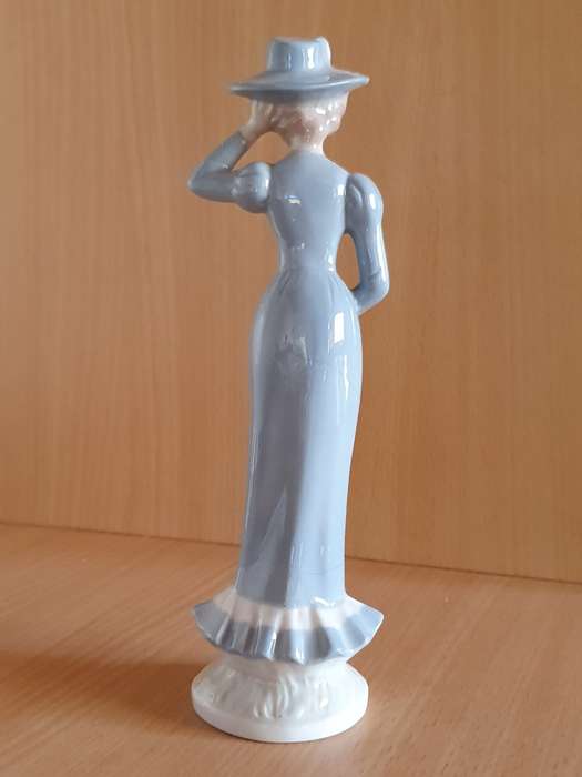 Blue & White Female Figurine