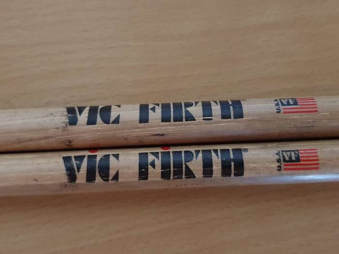 Vic Firth 7A Drumstick Wooden Tip