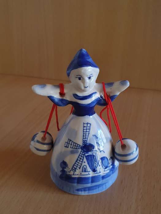 Blue & White Dutch Girl Bell