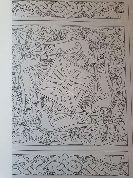 Celtic Animal Designs Colouring Book