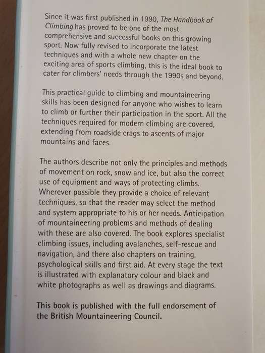 The Handbook of Climbing : Allen Fyffe & Iain Peter (Hardcover)