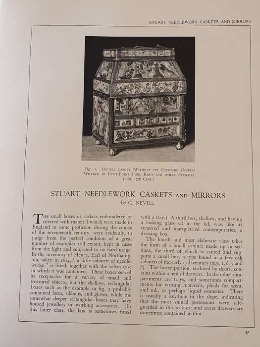Old Furniture Edited by Lieut.-Col. E.F. Strange, 1927