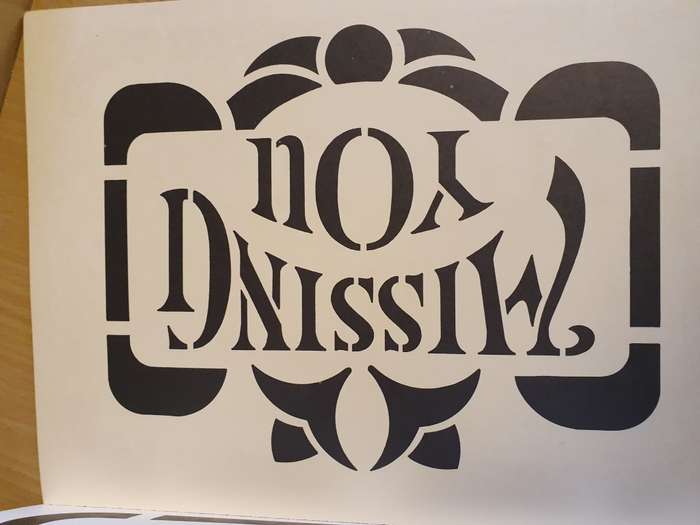 Messages and Greetings Cut & Use Stensils (30 full-size stensils, printed on durable stencil paper)