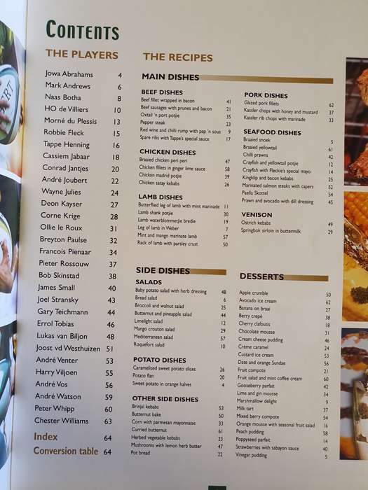 The Outdoor Cook Book of our Springbok Rugby Players (Paperback)