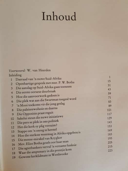 Waagmoed Beloon 50 Menings oor PW-plan: Piet Meiring