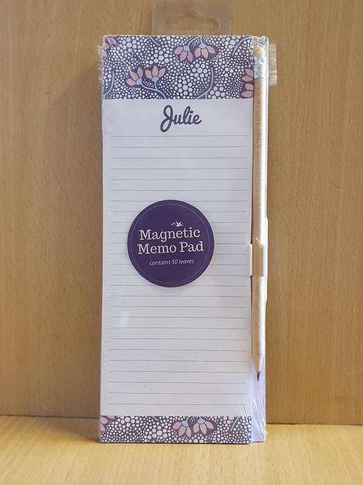 Magnetic Memo Pad - Julie