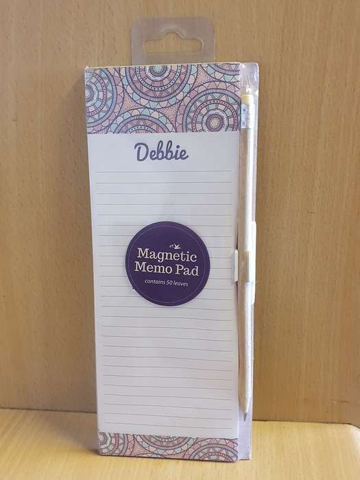 Magnetic Memo Pad - Debbie
