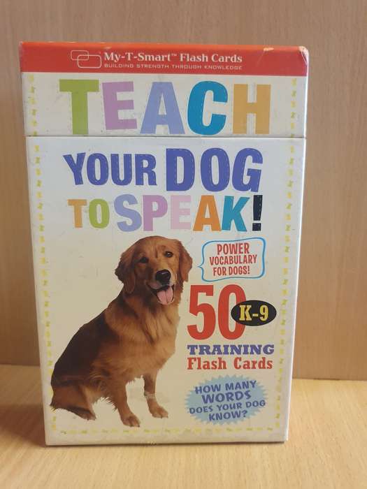 Teach Your Dog to Speak : 50 K-9 Training Flash Cards Box Set