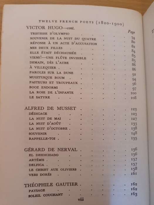 12 French Poets 1820-1900 - Douglas Parmee