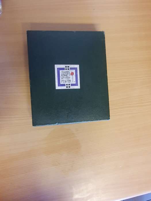 Charles Rennie Macintosh Pewter Hip Flask