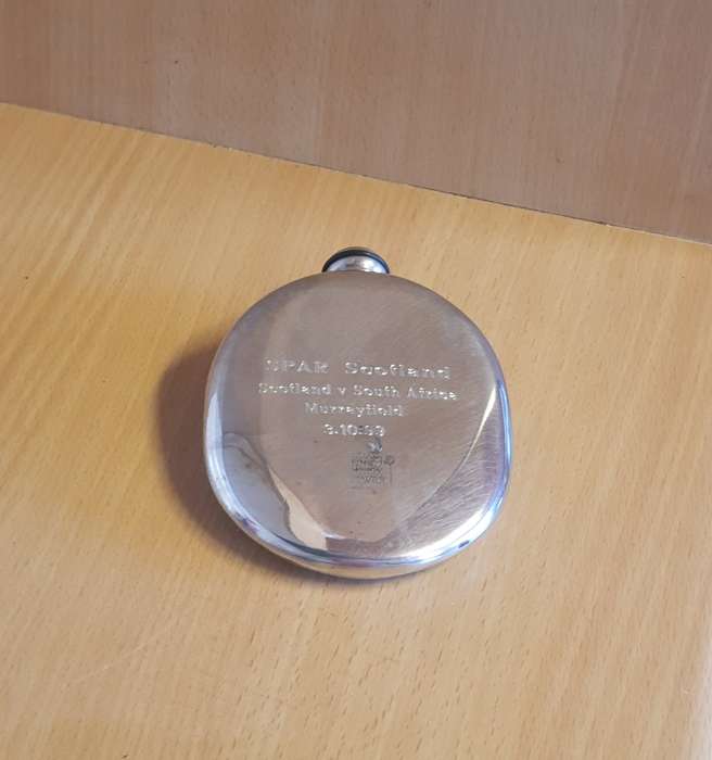 Charles Rennie Macintosh Pewter Hip Flask