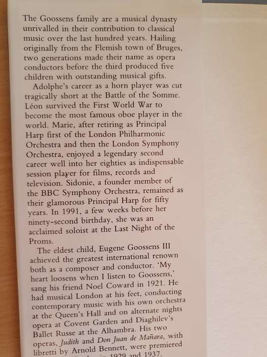 The Goossens - A Musical Century : Carole Rosen (Hardcover)