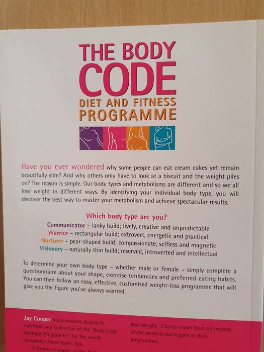 The Body Code Diet and Fitness Programme: Jay Cooper (Paperback)