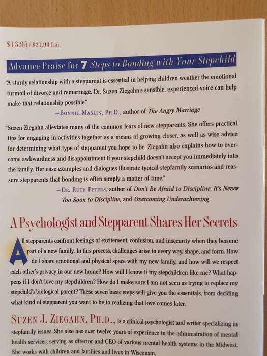 The 7 Steps to Bonding with Your Stepchild: Suzen J. Ziegahn, Ph.D. (Paperback)