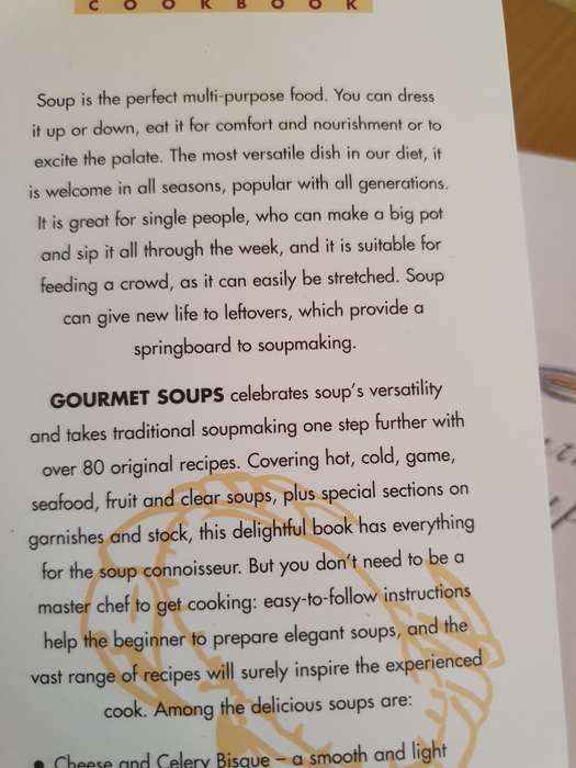 Gourmet Soups Cookbook - 90 Original Recipes for Adventurous and Exotic Soups: Carole Clements